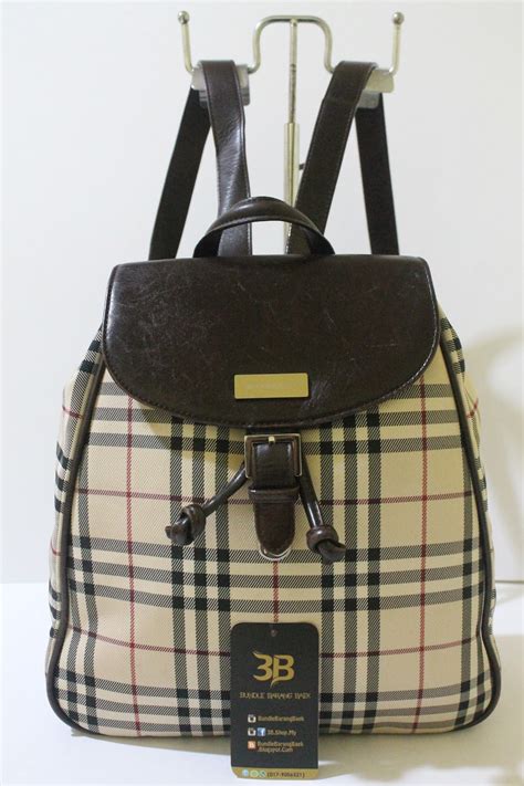 burberry pack|authentic burberry backpack.